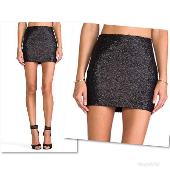 Miss Me Dresses & Skirts - MM Couture by Miss Me Sequin Mini Skirt in Black Miss Me Dresses & Skirts - MM Couture by Miss Me Sequin Mini Skirt in Black